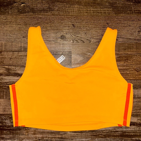 Orange Adidas Cropped Tank - Picture 2 of 4